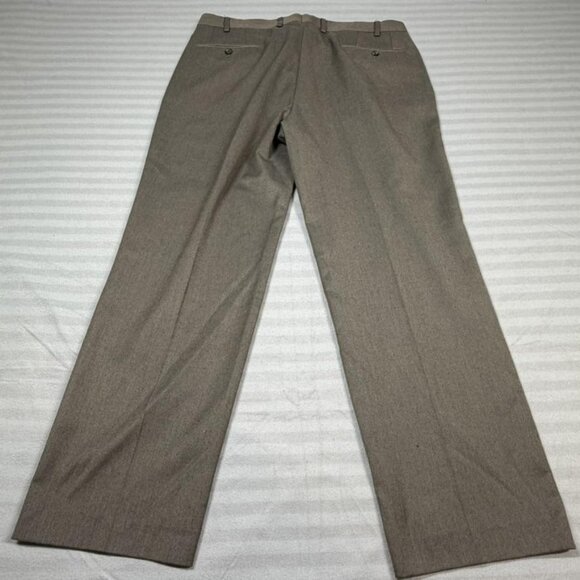 Lauren Ralph Lauren Pants Mens 36x29 Brown Dress Slacks Flat Front Straight Leg - Picture 4 of 13